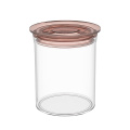 Wide Neck Wholesale New Pure Glass Jar With Silicone Lid